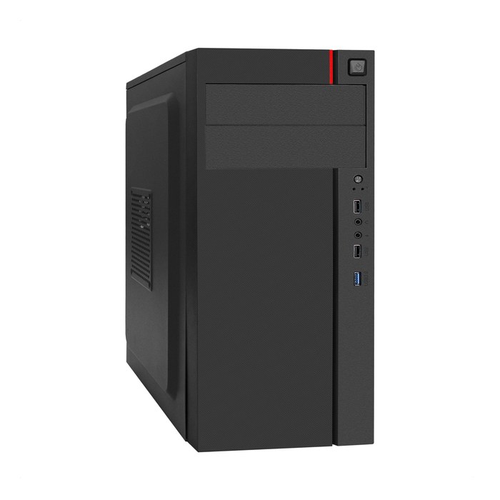 Корпус ExeGate AA-440U, Midi Tower, ATX, без БП, чёрный (EX290173RUS)