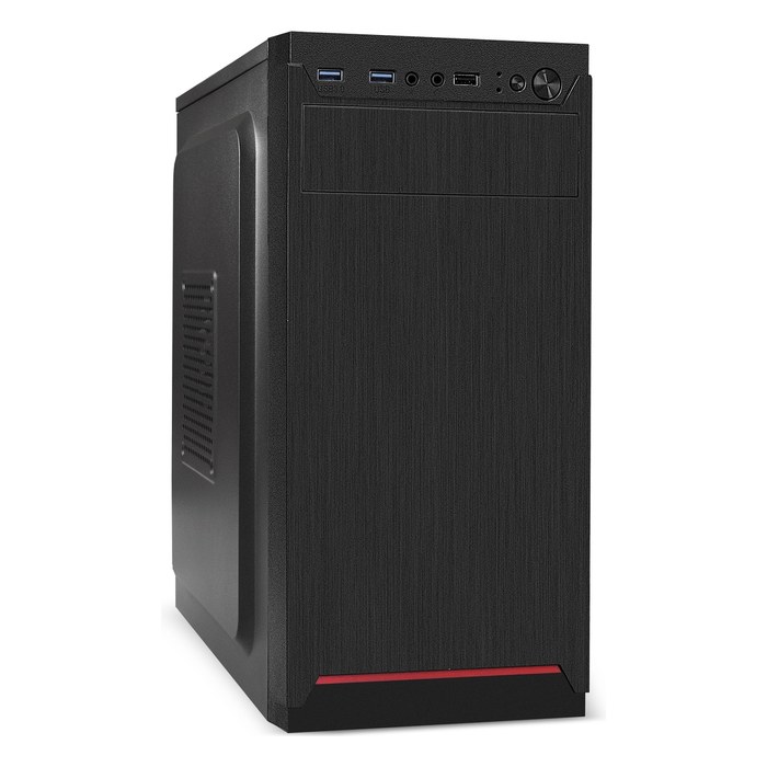 Корпус ExeGate BAA-114U2, Mini Tower, mATX, без БП, чёрный (EX292356RUS)