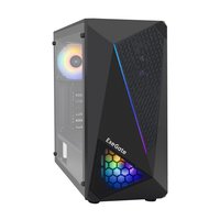 Корпус ExeGate EVO-8225, Midi Tower, ATX/mATX/Mini-ITX, без БП, стекло, чёрный (EX292858RUS) — фото 1