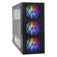 Корпус ExeGate EVO-8243, Midi Tower, ATX/mATX/Mini-ITX, без БП, стекло, чёрный (EX292859RUS)
