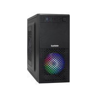 Корпус ExeGate mEVO-7807, Mini Tower, mATX/Mini-ITX, без БП, чёрный (EX292981RUS) — фото 1