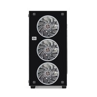 Корпус ExeGate Mistery X2, Mini Tower, mATX/Mini-ITX, без БП, стекло, чёрный (EX294382RUS) — фото 4