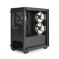 Корпус ExeGate Mistery X2, Mini Tower, mATX/Mini-ITX, без БП, стекло, чёрный (EX294382RUS) — фото 5