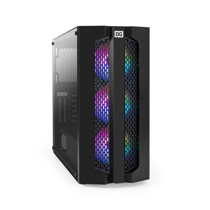 Корпус ExeGate EVO-9205, Midi Tower, ATX/mATX/Mini-ITX, без БП, стекло, чёрный (EX294966RUS)
