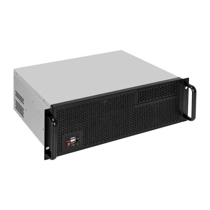 Корпус ExeGate Pro 3U300-03, mATX/Mini-ITX, без БП, чёрный (EX297478RUS)