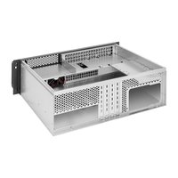 Корпус ExeGate Pro 3U300-03, mATX/Mini-ITX, без БП, чёрный (EX297478RUS) — фото 3