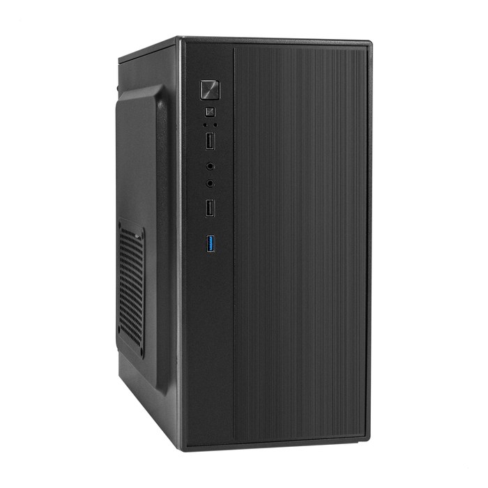 Корпус ExeGate BAA-408U, Mini Tower, mATX, без БП, чёрный (EX298155RUS)