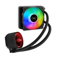 Система жидкостного охлаждения ExeGate BlackWater-120V3.PWM.RGB, радиатор 120 мм, до 150W, LGA1954/1851/1700/1200/115x/2066/2011, AM5/AM4 (EX298720RUS) — фото 1