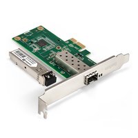 Сетевая карта Exegate EX298935RUS, 1× SFP 1 GbE, Intel I210, PCIe 2.0 x1, LP (FH-планка в комплекте), трансиверы: 1× SFP 1G MM 850 нм, LC duplex, до 550 м (EXT-1G-MM850-LC2-550M) (EX298935RUS)