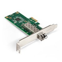 Сетевая карта Exegate EX298935RUS, 1× SFP 1 GbE, Intel I210, PCIe 2.0 x1, LP (FH-планка в комплекте), трансиверы: 1× SFP 1G MM 850 нм, LC duplex, до 550 м (EXT-1G-MM850-LC2-550M) (EX298935RUS) — фото 2