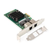 Сетевая карта Exegate EX299699RUS, 2× RJ45 1 GbE, Intel I350 (NHI350AM4), PCIe 2.0 x1, LP (FH-планка в комплекте) (EX299699RUS) — фото 2