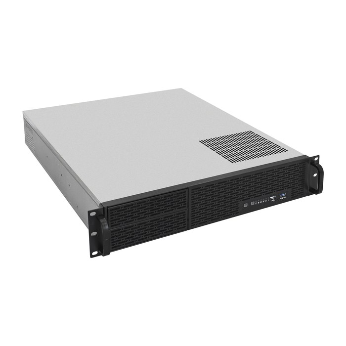 Корпус ExeGate Pro 2U2088, Rack 2U, ATX/mATX/Mini-ITX, 7 слотов LP, глубина 550 мм, без БП (EX172968RUS)