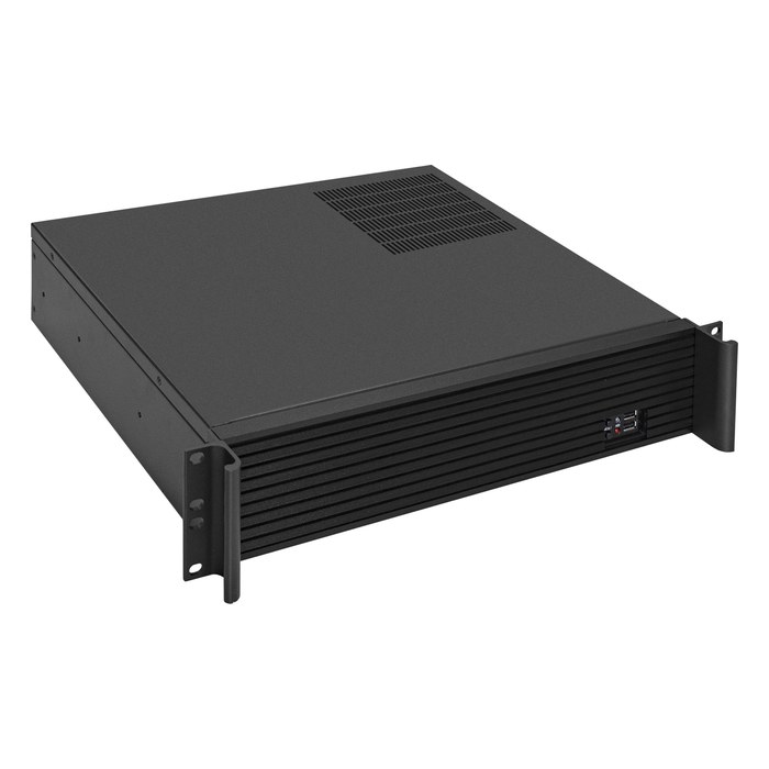 Корпус ExeGate Pro 2U350-03, Rack 2U, mATX/Mini-ITX, 4 слота LP, глубина 350 мм, без БП (EX279691RUS)