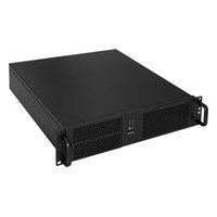 Корпус ExeGate Pro 2U390-04, Rack 2U, mATX/Mini-ITX, 4 слота LP, глубина 400 мм, без БП (EX264269RUS) — фото 1