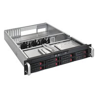 ExeGate EX281289RUS — Корпус Pro 2U550-HS08, Rack 2U, ATX/mATX/Mini-ITX, 8× hot-swap 3,5", бэкплейн 8× SATA 7-pin, 7 слотов LP, глубина 550 мм, БП ExeGate 1U-500ADS, 500 Вт — фото 2