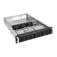 Корпус ExeGate Pro 2U660-HS08, Rack 2U, SSI-EEB/E-ATX/SSI-CEB/ATX/mATX/Mini-ITX, 8× hot-swap 3,5", бэкплейн 8× SATA 7-pin, 7 слотов LP, глубина 670 мм, БП 1200 Вт (EX296380RUS) — фото 2