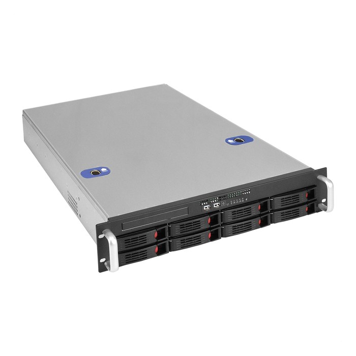 Корпус ExeGate Pro 2U660-HS08, Rack 2U, SSI-EEB/E-ATX/SSI-CEB/ATX/mATX/Mini-ITX, 8× hot-swap 3,5", бэкплейн 8× SATA 7-pin, 7 слотов LP, глубина 670 мм, без БП (EX292255RUS)
