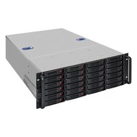 Корпус ExeGate Pro 4U660-HS24, Rack 4U, SSI-EEB/E-ATX/SSI-CEB/ATX/mATX/Mini-ITX, 24× hot-swap 3,5", бэкплейн 24× SATA 7-pin, 7 слотов FH, глубина 670 мм, без БП (EX292260RUS) — фото 1
