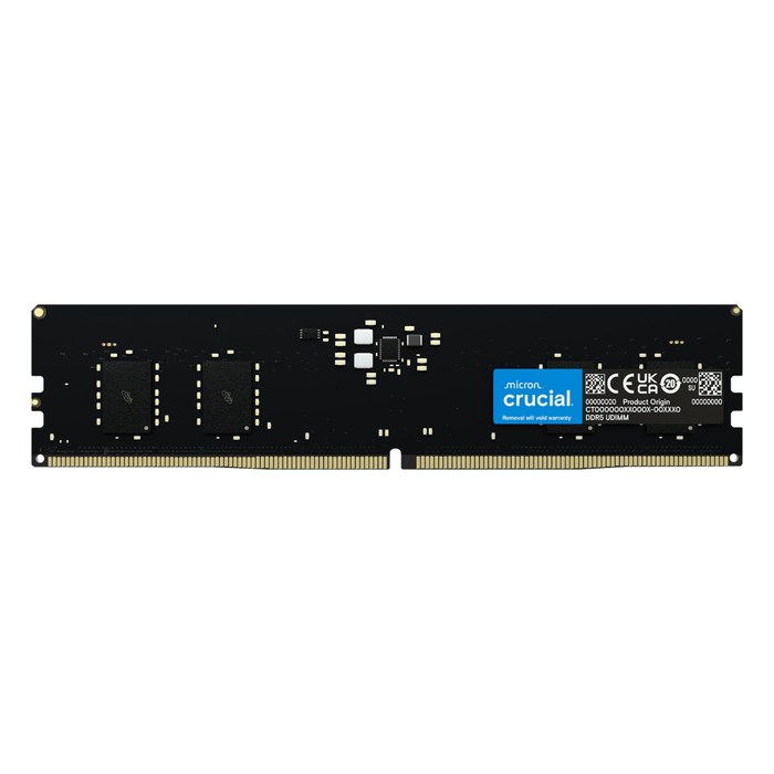 Комплект памяти 2x32GB 5600MHz DDR5 non-ECC DIMM Unbuffered, Crucial (CT2K32G56C46U5)