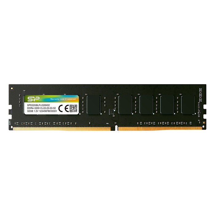 Модуль памяти 8GB 2666MHz DDR4 non-ECC DIMM Unbuffered, Silicon Power (SP008GBLFU266B02)