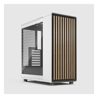 Корпус Fractal Design North Chalk TG Clear, Midi Tower, ATX/mATX/Mini-ITX, без БП, стекло, белый (FD-C-NOR1C-04) — фото 1