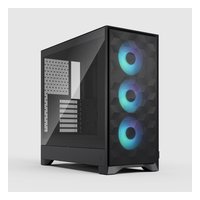 Корпус Fractal Design Pop 2 Air TG RGB, Midi Tower, ATX/mATX/Mini-ITX, без БП, стекло, чёрный (FD-C-POA2A-03) — фото 1