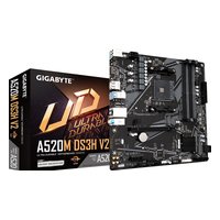 Материнская плата Gigabyte A520M DS3H V2 (rev. 1.0), mATX, 1xAM4, AMD A520, 4xDDR4-4733MHz (до 128GB), 1xM.2, 4xSATA3, 1xPCIe 3.0 x16, HDMI/DP, 1x1GbE — фото 3