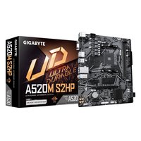 Материнская плата Gigabyte A520M S2HP, mATX, 1xAM4, AMD A520, 2xDDR4-3200MHz (до 64GB), 1xM.2, 4xSATA3, 1xPCIe 3.0 x16, HDMI/DP/VGA, 1x1GbE — фото 3