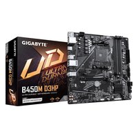 Материнская плата Gigabyte B450M D3HP, mATX, 1xAM4, AMD B450, 4xDDR4-2667MHz (до 128GB), 2xM.2, 4xSATA3, 1xPCIe 3.0 x16, HDMI/DP, 1x1GbE — фото 3
