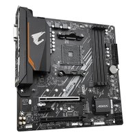 Материнская плата Gigabyte B550M AORUS ELITE, mATX, 1xAM4, AMD B550, 4xDDR4 (до 128GB), 2xM.2, 4xSATA3, 1xPCIe 4.0 x16, DVI/HDMI, 1x1GbE — фото 2