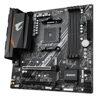 Материнская плата Gigabyte B550M AORUS ELITE, mATX, 1xAM4, AMD B550, 4xDDR4 (до 128GB), 2xM.2, 4xSATA3, 1xPCIe 4.0 x16, DVI/HDMI, 1x1GbE — фото 3
