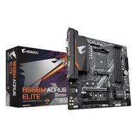 Материнская плата Gigabyte B550M AORUS ELITE, mATX, 1xAM4, AMD B550, 4xDDR4 (до 128GB), 2xM.2, 4xSATA3, 1xPCIe 4.0 x16, DVI/HDMI, 1x1GbE — фото 5
