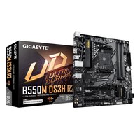 Материнская плата Gigabyte B550M DS3H R2 (rev. 1.0), mATX, 1xAM4, AMD B550, 4xDDR4-4733MHz (до 128GB), 2xM.2, 4xSATA3, 1xPCIe 4.0 x16, HDMI/DP, 1x1GbE — фото 3