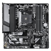 Материнская плата Gigabyte B550M GAMING X (rev. 1.2), mATX, 1xAM4, AMD B550, 4xDDR4-3200MHz (до 128GB), 2xM.2, 4xSATA3, 2xPCIe x16, HDMI/DP, 1x1GbE — фото 1
