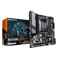 Материнская плата Gigabyte B550M GAMING X (rev. 1.2), mATX, 1xAM4, AMD B550, 4xDDR4-3200MHz (до 128GB), 2xM.2, 4xSATA3, 2xPCIe x16, HDMI/DP, 1x1GbE — фото 4