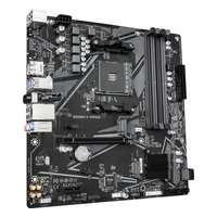Материнская плата Gigabyte B550M K WIFI6E (rev. 1.2), mATX, 1xAM4, AMD B550, 4xDDR4-4733MHz (до 128GB), 2xM.2, 4xSATA3, 1xPCIe 4.0 x16, HDMI/DP, 1x1GbE, Wi-Fi 6E — фото 2