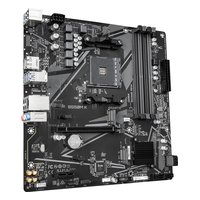 Материнская плата Gigabyte B550M K (rev. 1.2), mATX, 1xAM4, AMD B550, 4xDDR4-4733MHz (до 128GB), 2xM.2, 4xSATA3, 1xPCIe 4.0 x16, HDMI/DP, 1x1GbE — фото 2