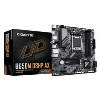 Материнская плата Gigabyte B650M D3HP AX, mATX, 1xAM5, AMD B650, 4xDDR5 (до 256GB), 2xM.2, 4xSATA3, 1xPCIe 4.0 x16, HDMI/DP, 1x2.5GbE, Wi-Fi 6E — фото 4