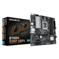 Материнская плата Gigabyte B760M D3HP DDR4, mATX, 1xLGA1700, Intel B760, 4xDDR4-5333MHz (до 128GB), 2xM.2, 4xSATA3, 1xPCIe 4.0 x16, HDMI/DP/VGA, 1x1GbE — фото 3