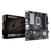 Материнская плата Gigabyte B760M D3HP, mATX, 1xLGA1700, Intel B760, 4xDDR5-5600MHz (до 256GB), 2xM.2, 4xSATA3, 1xPCIe 4.0 x16, HDMI/DP/VGA, 1x1GbE — фото 3
