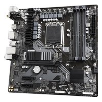 Материнская плата Gigabyte B760M DS3H AX DDR4 (rev. 1.x), mATX, 1xLGA1700, Intel B760, 4xDDR4-5333MHz (до 128GB), 2xM.2, 4xSATA3, 1xPCIe 4.0 x16, HDMI/DP, 1x2.5GbE, Wi-Fi 6E — фото 3