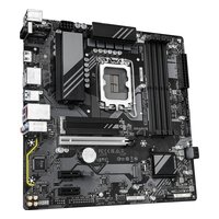 Материнская плата Gigabyte B760M DS3H WIFI6E GEN5, mATX, 1xLGA1700, Intel B760, 4xDDR5-7600MHz (до 256GB), 2xM.2, 4xSATA3, 1xPCIe 5.0 x16, HDMI/DP, 1x2.5GbE, Wi-Fi 6E — фото 2