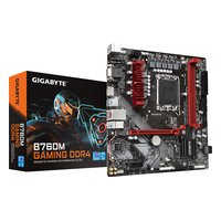 Материнская плата Gigabyte B760M GAMING DDR4 (rev. 1.x), mATX, 1xLGA1700, Intel B760, 2xDDR4 (до 64GB), 2xM.2, 4xSATA3, 1xPCIe 4.0 x16, HDMI/DP/VGA, 1x2.5GbE — фото 1