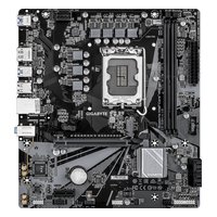 Материнская плата Gigabyte B760M H V2, mATX, 1xLGA1700, Intel B760, 2xDDR5-8000MHz (до 128GB), 1xM.2, 4xSATA3, 1xPCIe 4.0 x16, HDMI/DP, 1x1GbE — фото 1