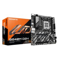 Материнская плата Gigabyte B840M D2H, mATX, 1xAM5, AMD B840, 2xDDR5-7600MHz (до 128GB), 2xM.2, 4xSATA3, 1xPCIe 4.0 x16, HDMI, 1x2.5GbE — фото 3