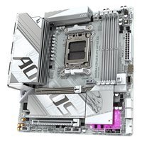 Материнская плата Gigabyte B850M AORUS ELITE WIFI6E ICE (rev. 1.x), mATX, 1xAM5, AMD B850, 4xDDR5 (до 256GB), 2xM.2, 4xSATA3, 1xPCIe 5.0 x16, DP/HDMI, 1x2.5GbE, Wi-Fi 6E — фото 3
