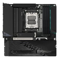 Материнская плата Gigabyte B850M AORUS STEALTH, mATX, 1xAM5, AMD B850, 4xDDR5 (до 256GB), 3xM.2, 2xSATA3, 1xPCIe 5.0 x16, HDMI/DP, 1x5GbE, Wi-Fi 7 — фото 1
