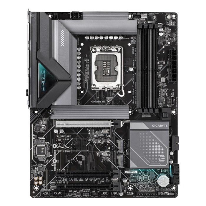 Материнская плата Gigabyte B860 EAGLE WIFI6E, ATX, 1xLGA1851, Intel B860, 4xDDR5-9066MHz (до 256GB), 3xM.2, 4xSATA3, 1xPCIe 5.0 x16, HDMI/DP, 1x2.5GbE, Wi-Fi 6E