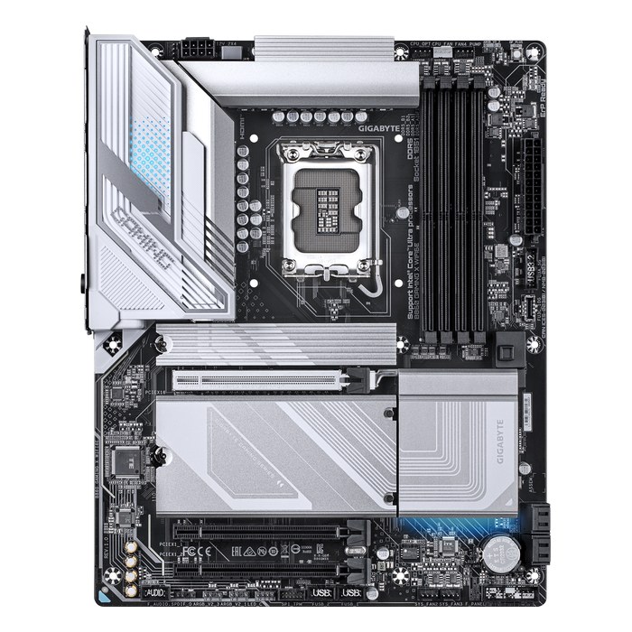 Материнская плата Gigabyte B860 GAMING X WIFI6E, ATX, 1xLGA1851, Intel B860, 4xDDR5-9066MHz (до 256GB), 3xM.2, 4xSATA3, 1xPCIe 5.0 x16, HDMI/DP, 1x2.5GbE, Wi-Fi 6E