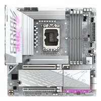 Материнская плата Gigabyte B860M AORUS ELITE WIFI6E ICE, mATX, 1xLGA1851, Intel B860, 4xDDR5 (до 256GB), 3xM.2, 4xSATA3, 1xPCIe 5.0 x16, HDMI/DP, 1x2.5GbE, Wi-Fi 6E — фото 1